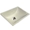 Nantucket Sinks 16 Inch X 11 Inch Undermount Ceramic Sink In Bisque UM-16x11-B - alternate 4